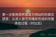 第一次使用茶杯狐官方网站时的真实感受：从进入首页到播放完成的完整体验过程（对比后）