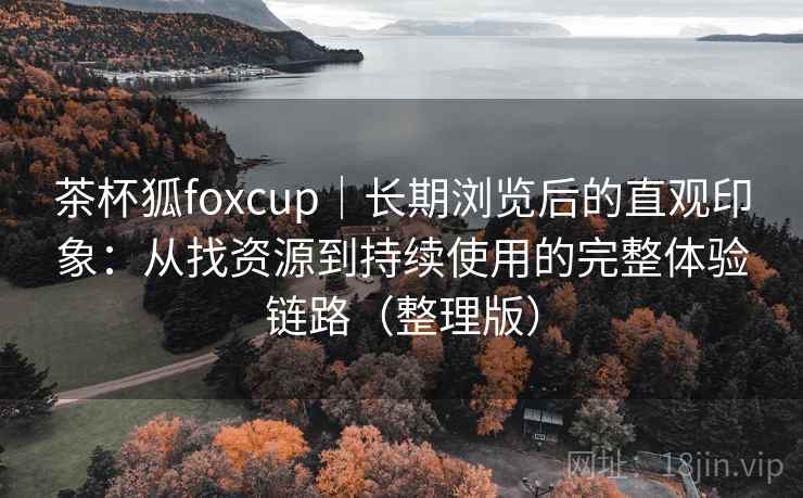 茶杯狐foxcup｜长期浏览后的直观印象：从找资源到持续使用的完整体验链路（整理版）