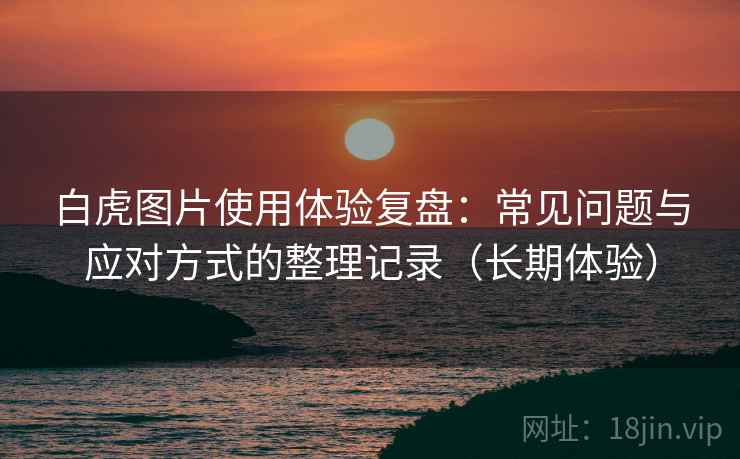 白虎图片使用体验复盘:常见问题与应对方式的整理记录(长期体验) 白虎图片使用体验复盘:常见问题与应对方式的整理记录(长期体验)