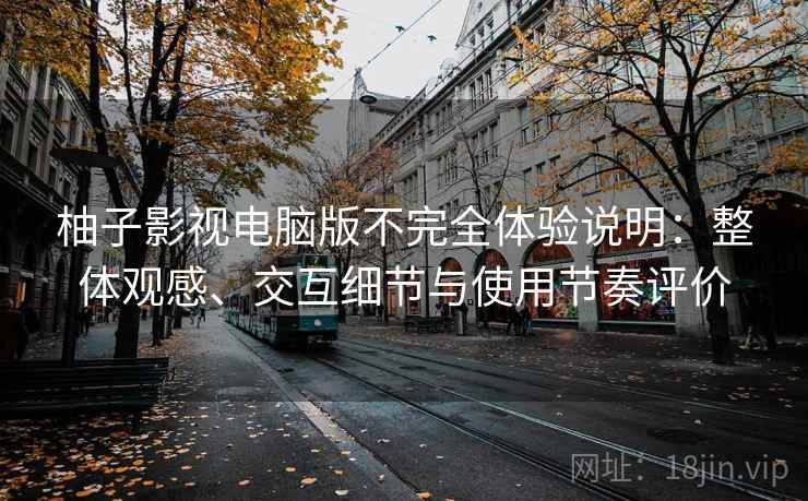 柚子影视电脑版不完全体验说明:整体观感、交互细节与使用节奏评价 柚子影视电脑版不完全体验说明:整体观感、交互细节与使用节奏评价