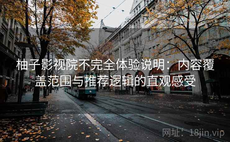 柚子影视院不完全体验说明：内容覆盖范围与推荐逻辑的直观感受